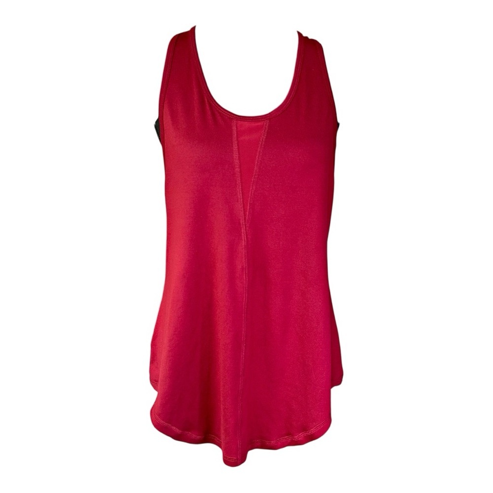 Zyia Active Women’s Racerback Tank Top, Burgundy Red Wine Colour, Size XXL.